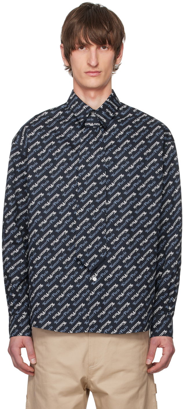 Риза KENZO Paris Verdy Edition Shirt Тъмно синьо | FE55CH4219P2, 0