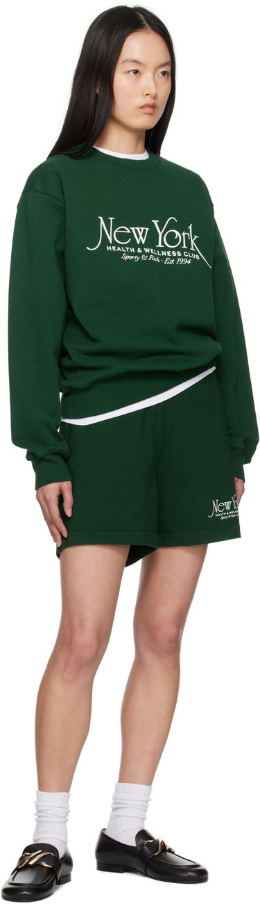 Къси панталони Sporty & Rich Sporty & Rich NY 94 Gym Shorts Зелено | SH039606034WH01, 3
