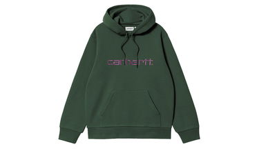 Суитчър Carhartt WIP Hooded Carhartt Sweatshirt Зелено | I030547_38E_XX, 0