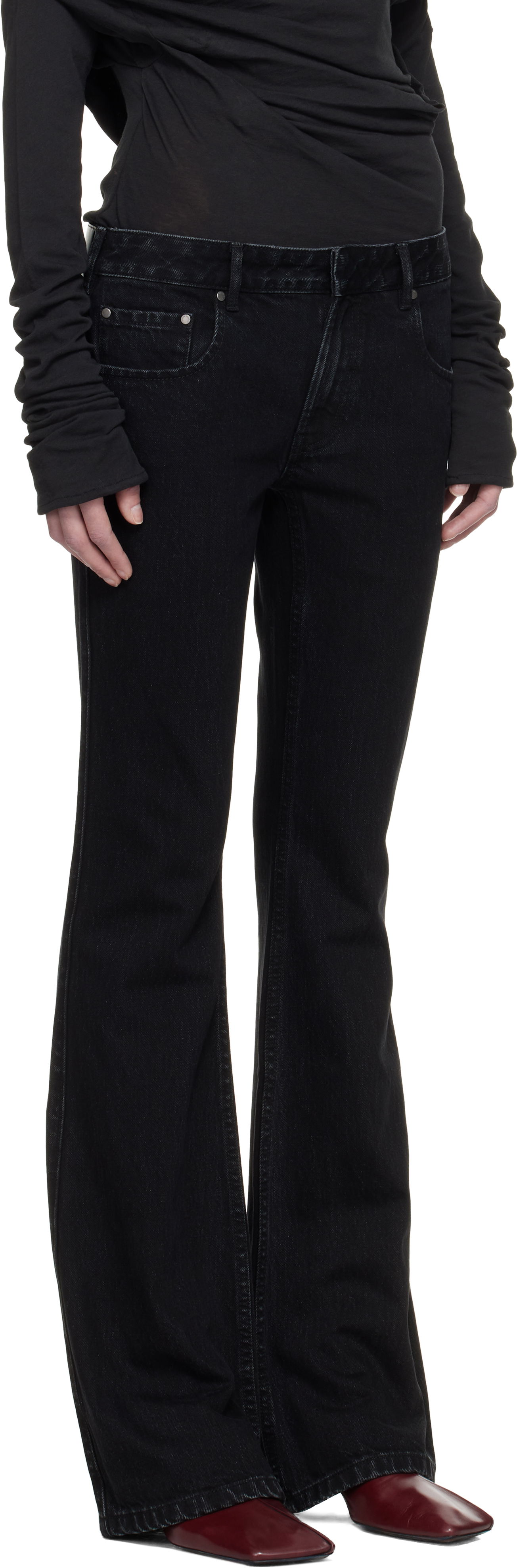 Дънки Entire Studios Entire Studios Slim-Flared Jeans Черно | ES2589MA, 1