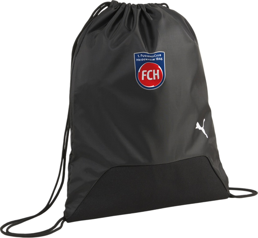 Спортна торба Puma 1. FC Heidenheim Drawstring Gym Bag Черно | 5fch090240-001