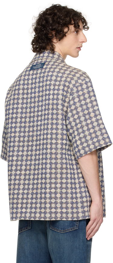 Риза AMIRI AMIRI MA Quad Boucle Camp Shirt Синьо | AMSTCA1144, 2