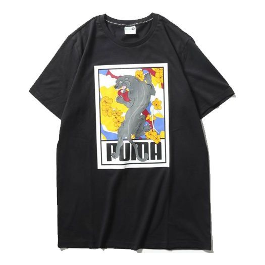 Тениска Puma Sakura Pack Graphic Tee Черно | 595654-01, 0