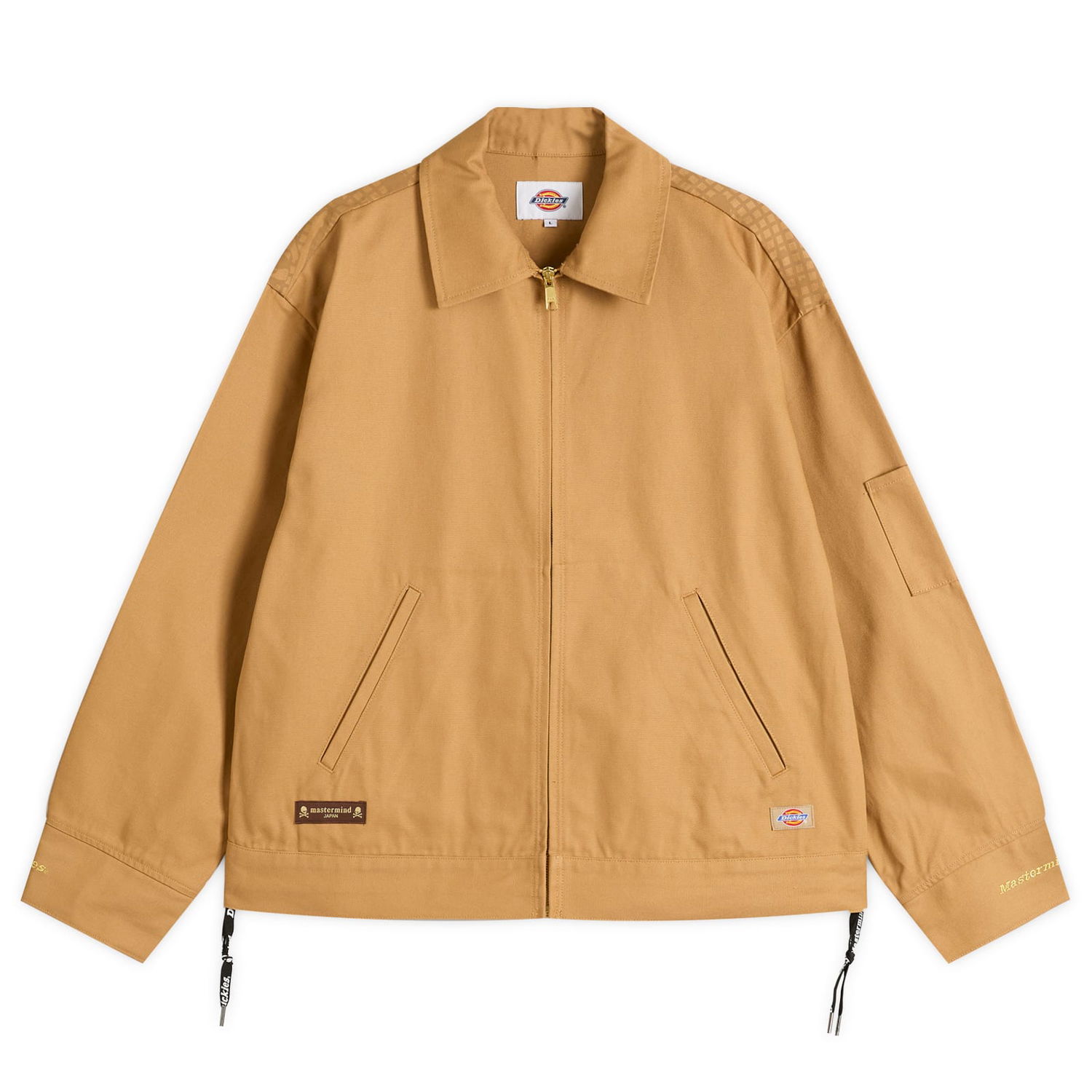 Яке Mastermind WORLD Mastermind World x Dickies Duck Jacket, Size Large Бежово | MJ25C14-BL101-1, 0
