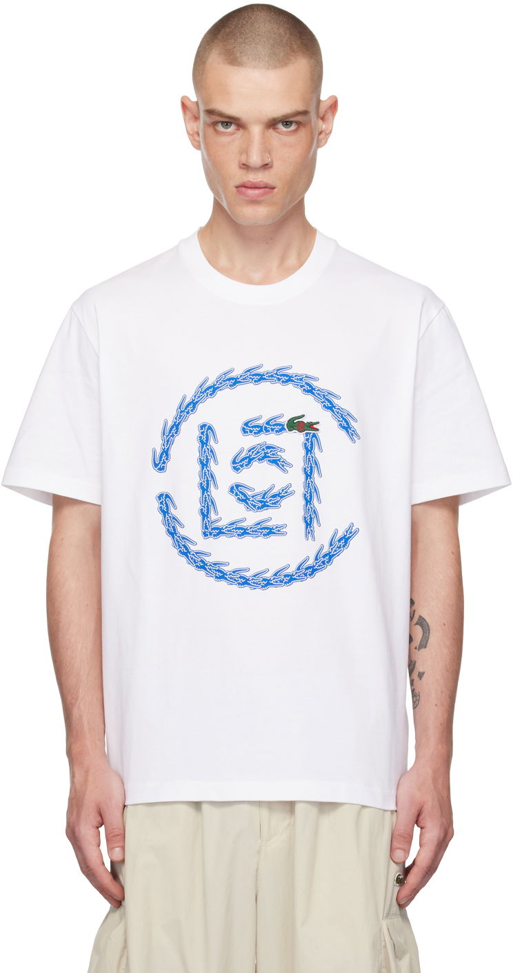Тениска Lacoste Logo T-shirt Бяло | TH3175, 0