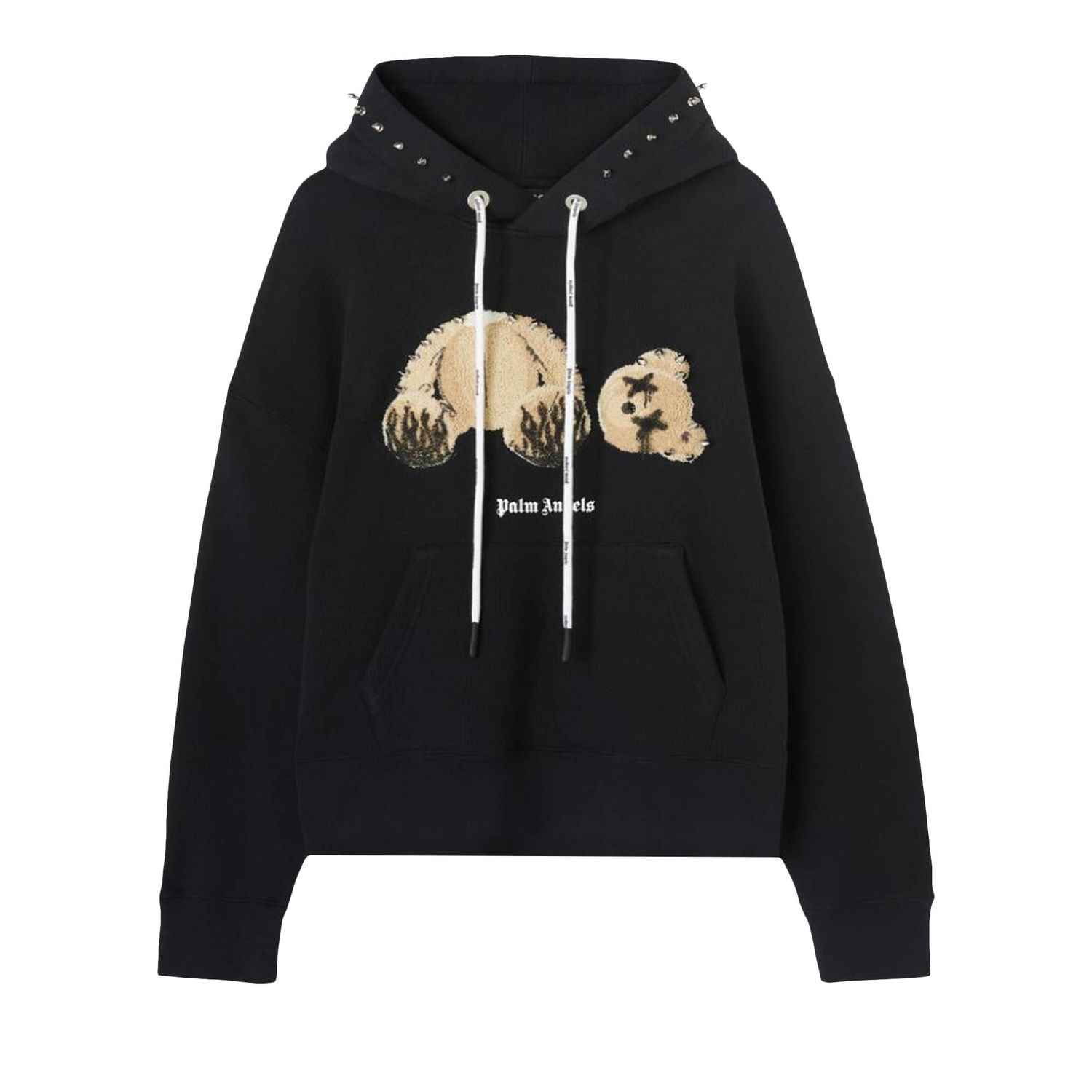 Суитчър Palm Angels Punk Kill The Bear Popover Hoody Черно | PMBB058F22FLE0021060, 1