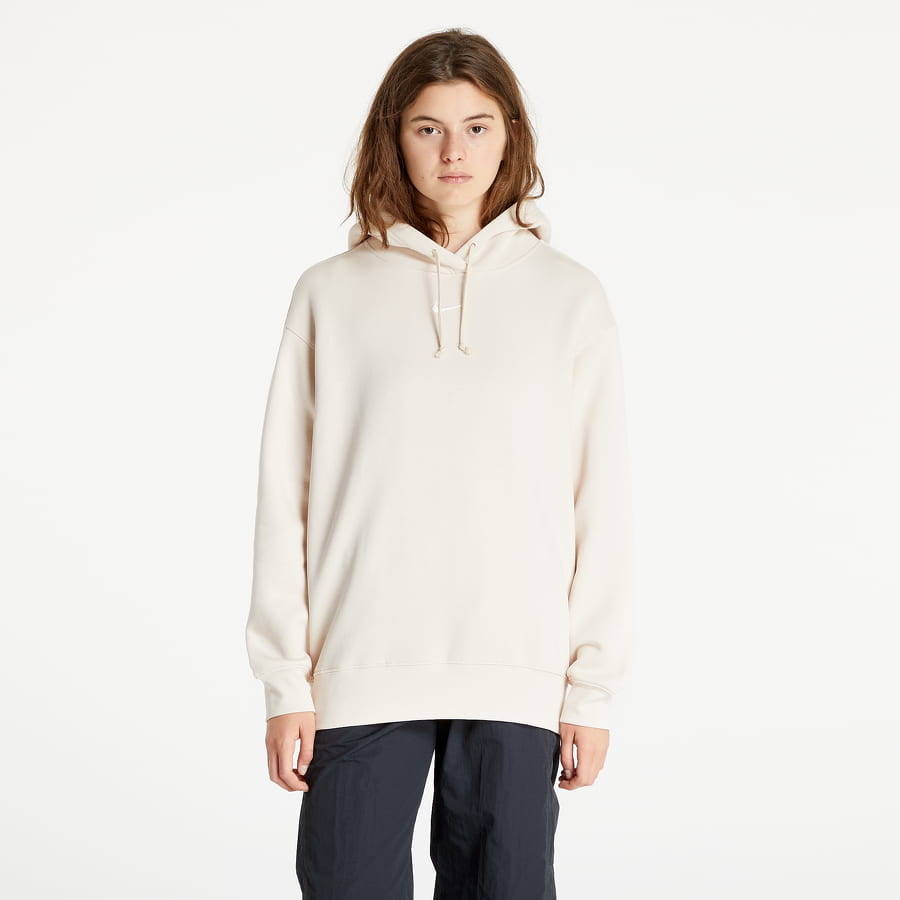 Суитчър Nike Essentials Oversized Fleece Hoodie Бяло | DJ7668-219, 0