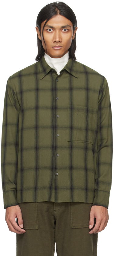 Риза Universal Works Universal Works Square Pocket Shirt Зелено | P2927, 0