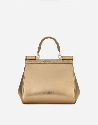 Дамска чанта Dolce & Gabbana Dolce & Gabbana Sicily Medium Handbag Металик | BB6003AO8558H945, 3
