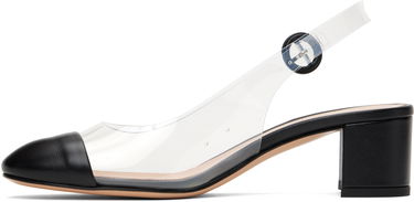 Кецове и обувки Gianvito Rossi Gianvito Rossi Nappa Soft Glass Slingback Heels Черно | G95568-45RIC-NOG, 2