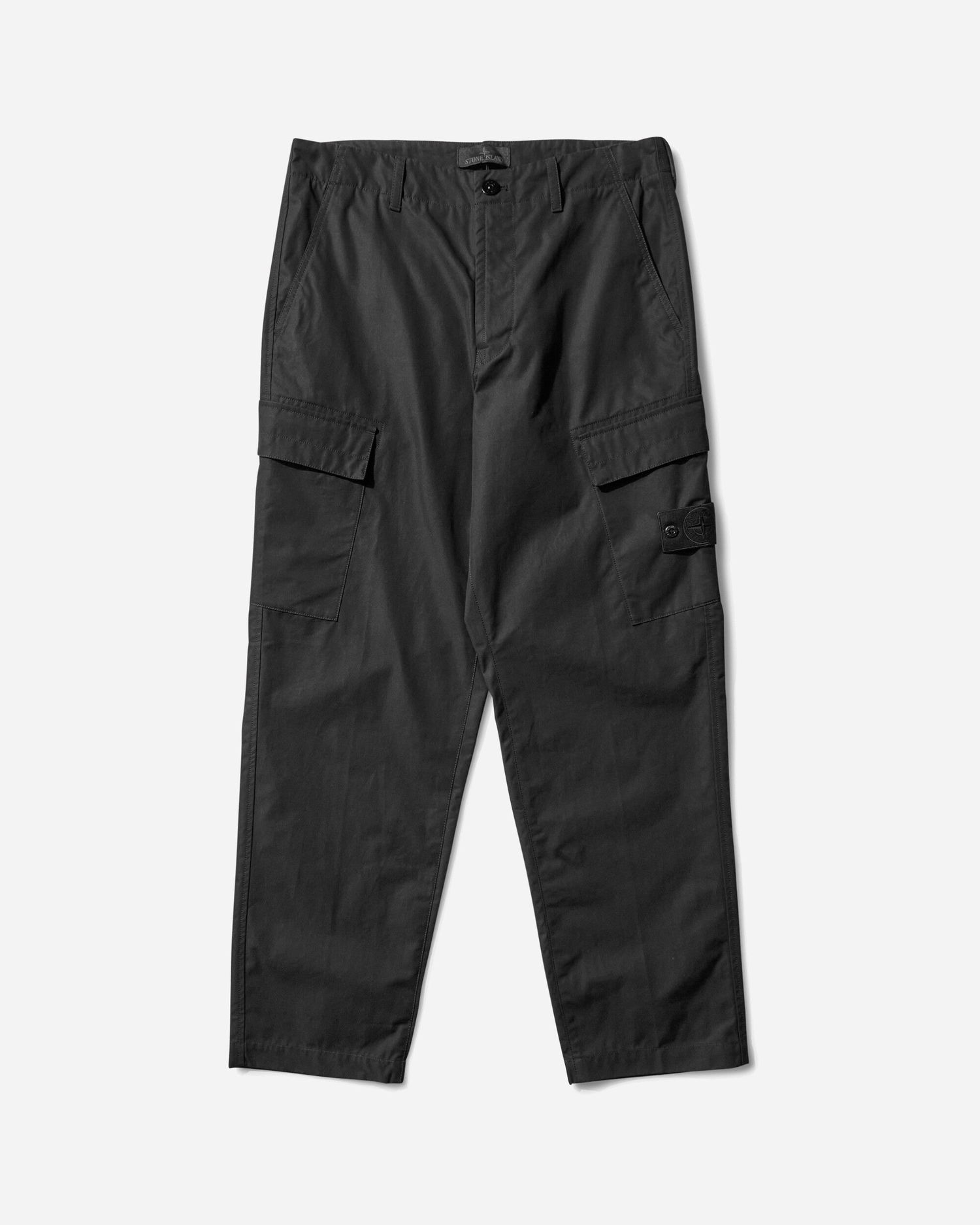 Карго панталони Stone Island Ghost Cotton Canvas Cargo Pants Черно | K2S15-3100019-S00F1 V0029, 1