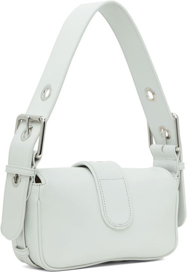 Чанта през рамо BY FAR BY FAR Eloise Creased Leather Shoulder Bag Бяло | MWBSB015CL034WH025PL, 2