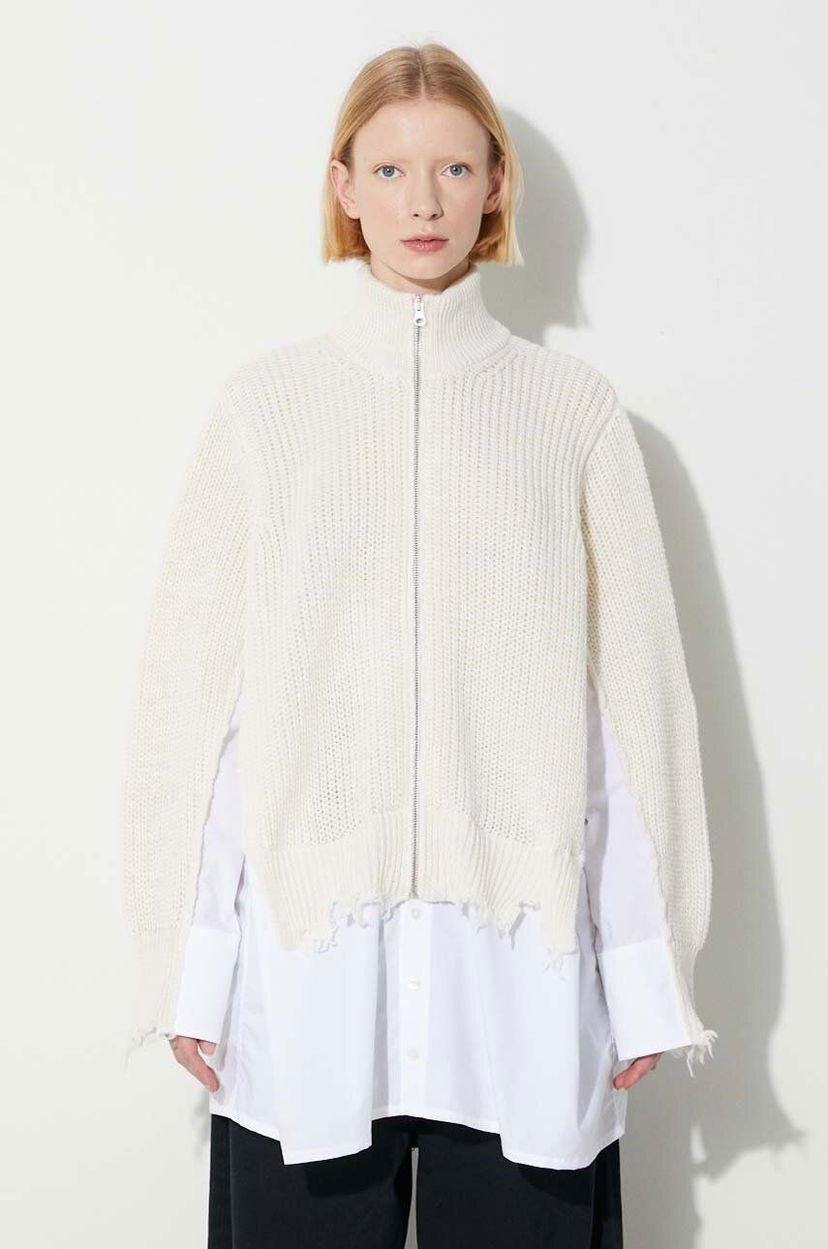 Пуловер Maison Margiela Cardigan Sweater Червено | S62HP0009