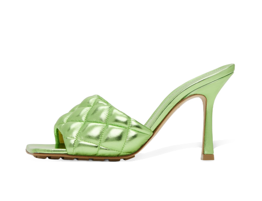 Padded Heeled Sandals "Green"