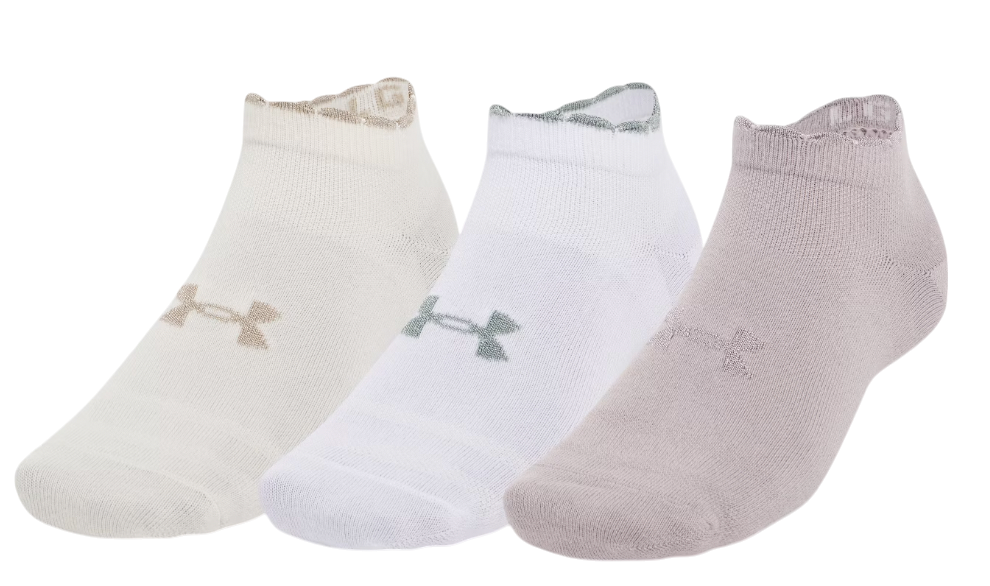 Чорапи Under Armour Under Armour UA Essential Low Cut Socks 3-Pack Бежово | 1382958-009, 0