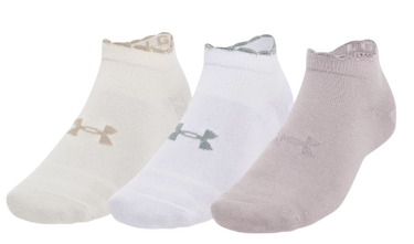 Чорапи Under Armour Under Armour UA Essential Low Cut Socks 3-Pack Бежово | 1382958-009, 0