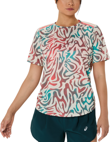 Тениска Asics Road All Over Print Short Sleeve Running T-Shirt Многоцветен | 2012d225-200, 0