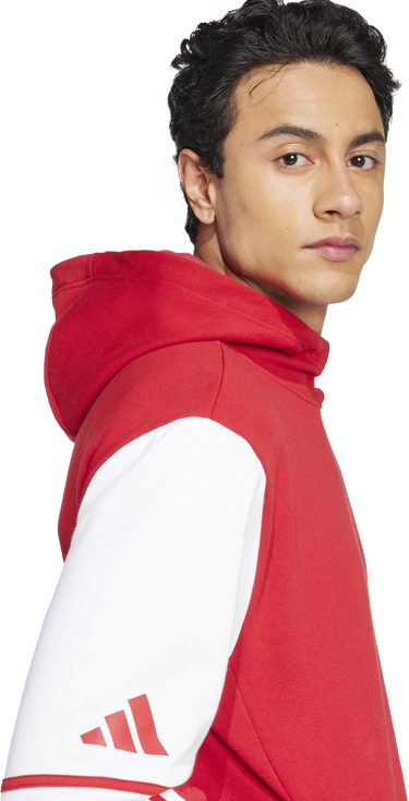 Суитчър adidas Originals SQ25 SW Hoodie Червено | jd2973, 4