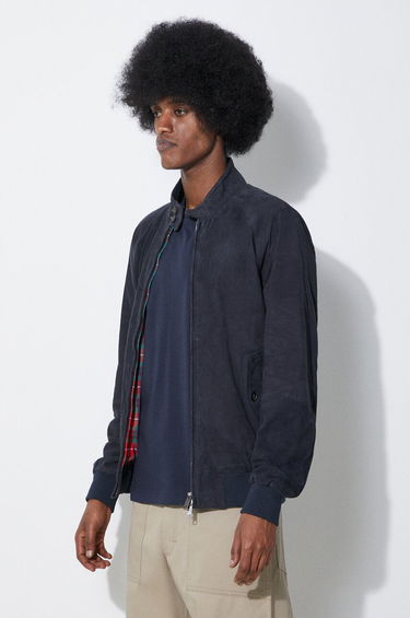 Яке бомбър Baracuta Baracuta G9 Suede Jacket Тъмно синьо | BRCPS0939, 3