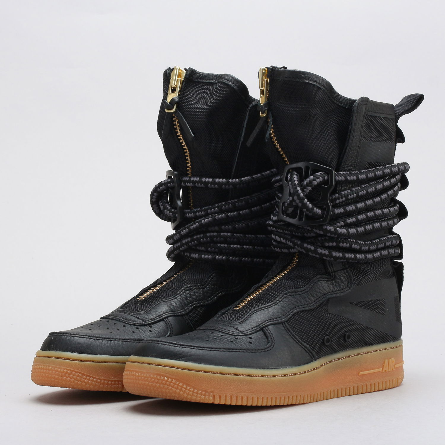 Кецове и обувки Nike SF Air Force 1 High ''Black Gum'' W Черно | AA3965-001, 1