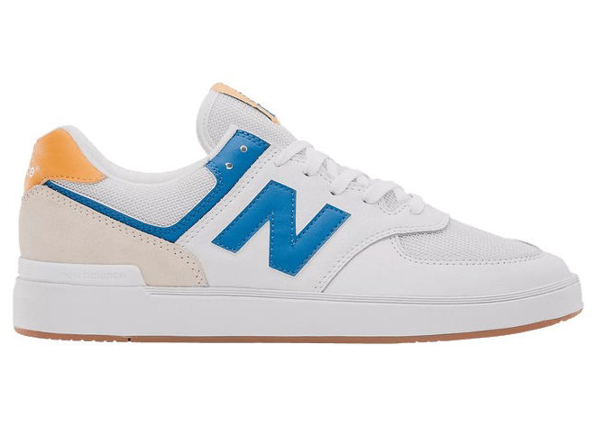 Кецове и обувки New Balance 574 "White/Blue" Бяло | AM574BRU, 0