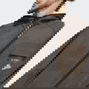 Яке adidas Performance Terrex x and wander Fleece Jacket Кафяво | HR7140, 2