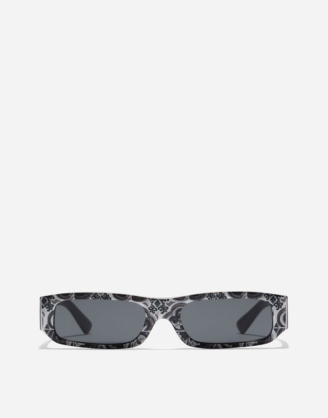 Dolce & Gabbana Maiolica Print Acetate Sunglasses