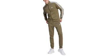 Облекло adidas Performance Sportswear Basic 3S Fleece Кафяво | ij6071, 1