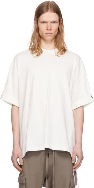 Тениска Mastermind WORLD Mastermind World Boxy Roll Sleeve T-Shirt Бяло | MW25S14-TS035-022, 0