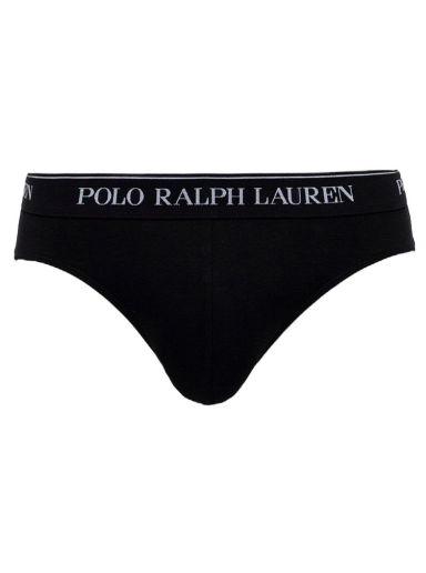 Боксерки Polo by Ralph Lauren Pack Of 3 Logo Waistband Briefs Черно | 714835884002