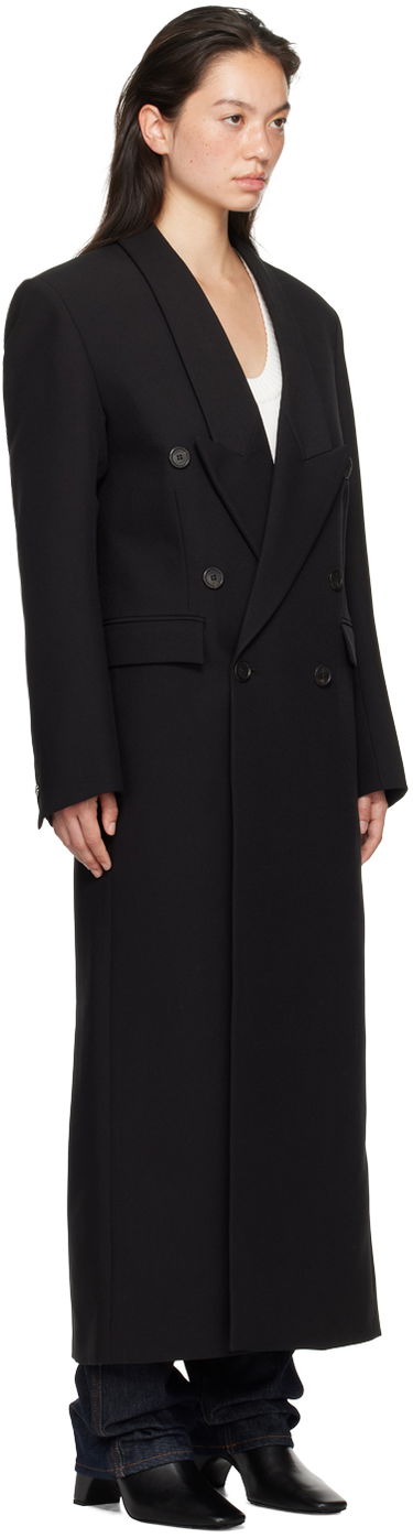 Палта Coperni Coperni Long Double-Breasted Coat Черно | COPM22F3004, 1
