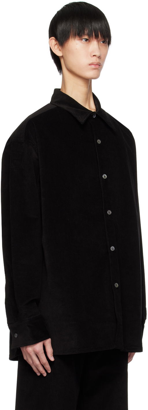 Риза Studio Nicholson Studio Nicholson Rosso Corduroy Overshirt Черно | ROSSO SNM - 1129, 1