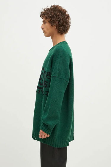 Пуловер Maison Margiela Sweater Зелено | SH2HL0015.M13074, 1