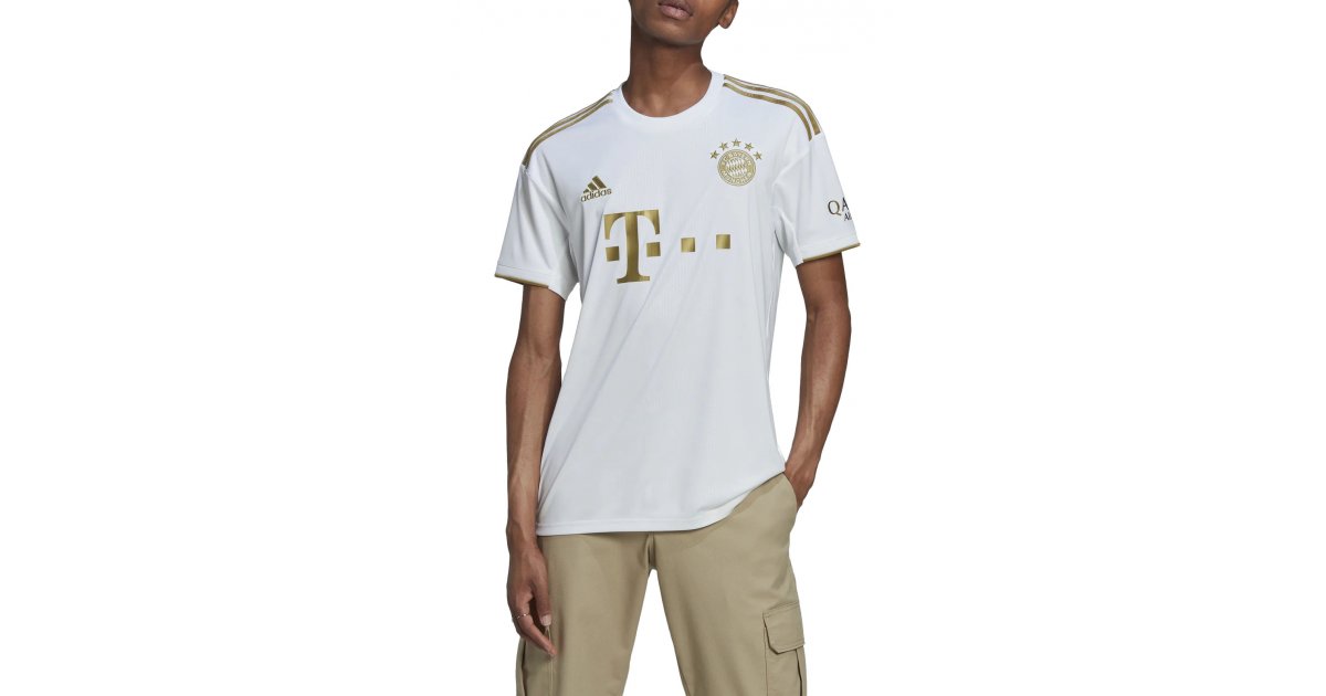 Фланелка adidas Originals FC Bayern Mnichov 2022/23 Away Jersey Бяло | hi3886, 1