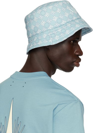 Шапка AMIRI AMIRI 'MA' Quad Bucket Hat Синьо | AMHABY1010, 2