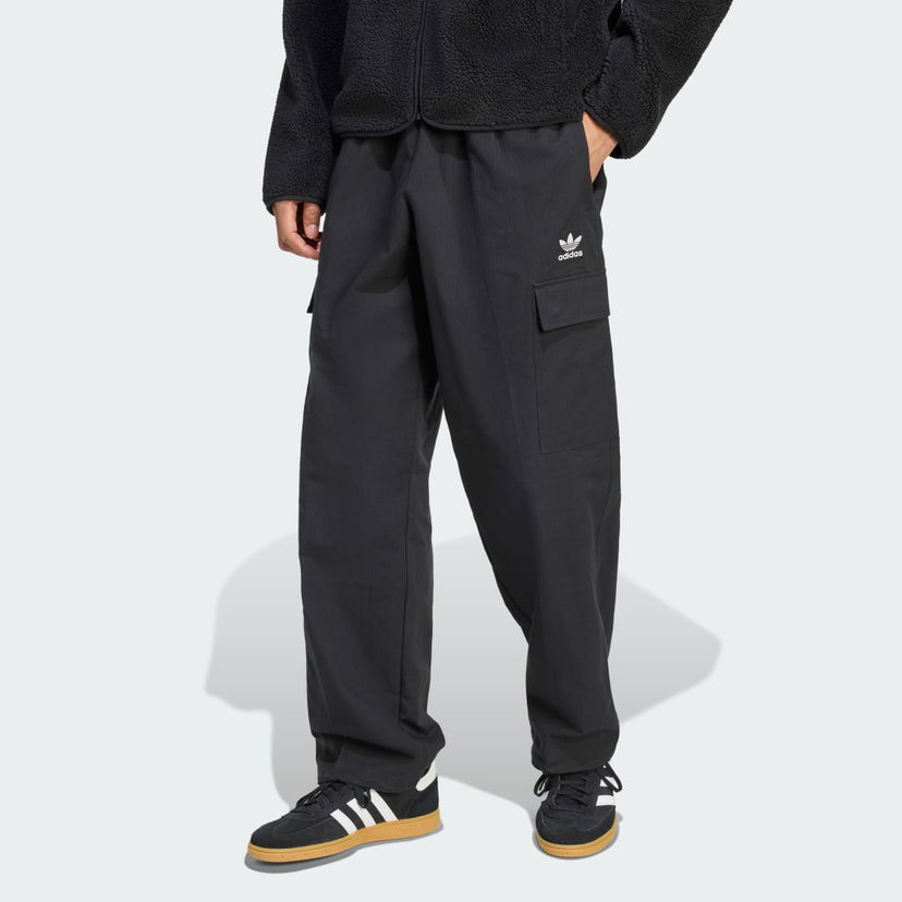 Карго панталони adidas Performance Trefoil Essentials Woven Cargo Pants Черно | JX3913