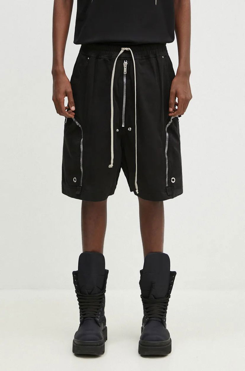 Къси панталони Rick Owens Bauhaus Shorts Черно | DU02D2389.TW