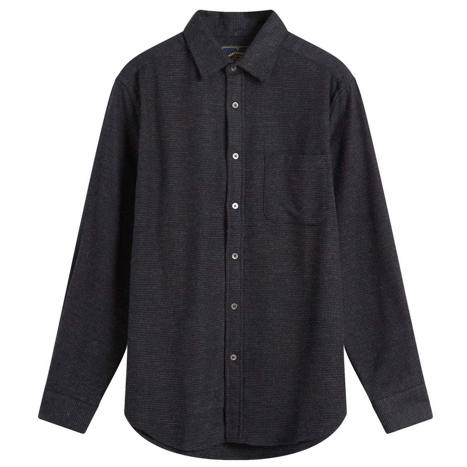 Риза Portuguese Flannel Sounds Micro Check Shirt, Size Small Черно | AW25069-GRY, 1