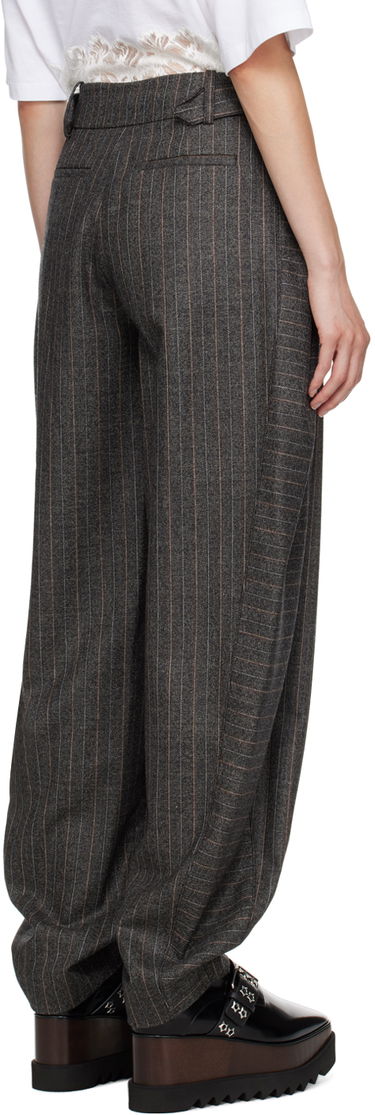 Панталони Stella McCartney Stella McCartney Pinstripe Balloon Trousers Сиво | 6401383CR751, 2