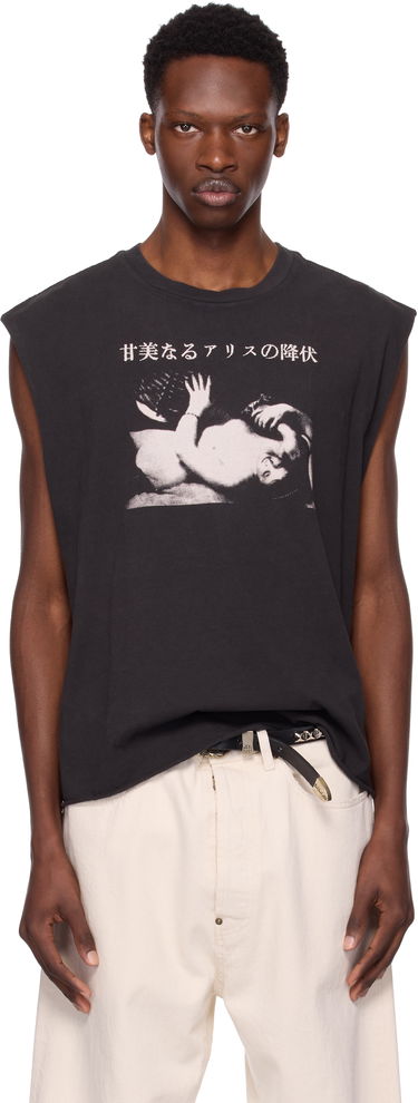 Тениска Enfants Riches Déprimés Enfants Riches Déprimés 'Sweet Surrender Of Alice' Graphic Cut Off T-Shirt Черно | 010-834, 0