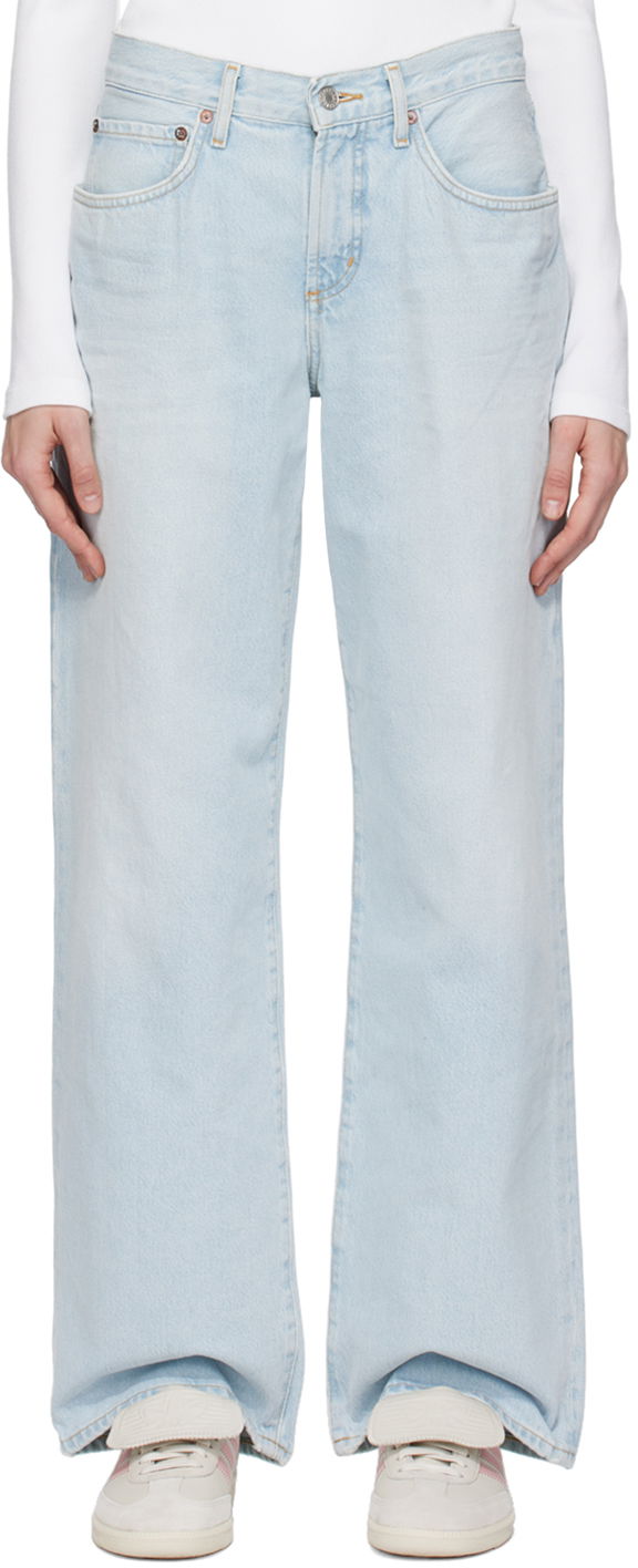 Дънки AGOLDE Fusion Jeans Синьо | A9122-1141, 0
