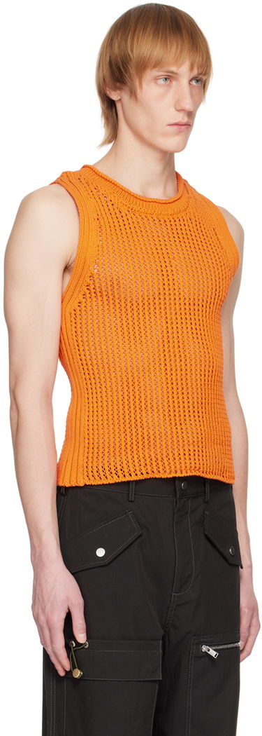 Потник Dion Lee Sleeveless Grid Knit Top Бежово | C7167R23, 4