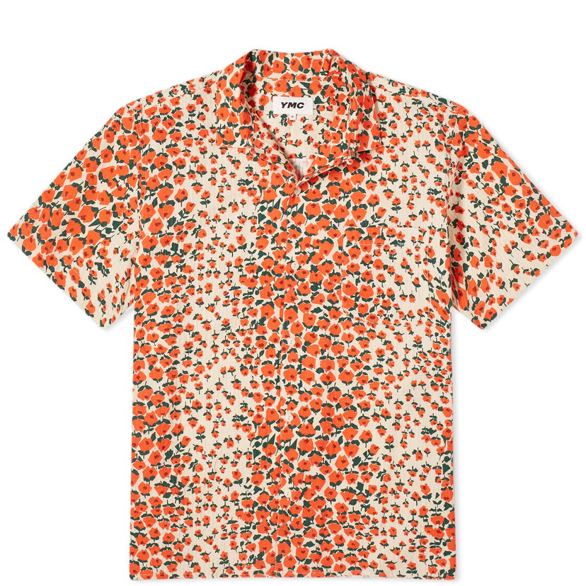 Риза YMC Malick Floral Vacation Shirt Оранжево
 | P2WAC-90