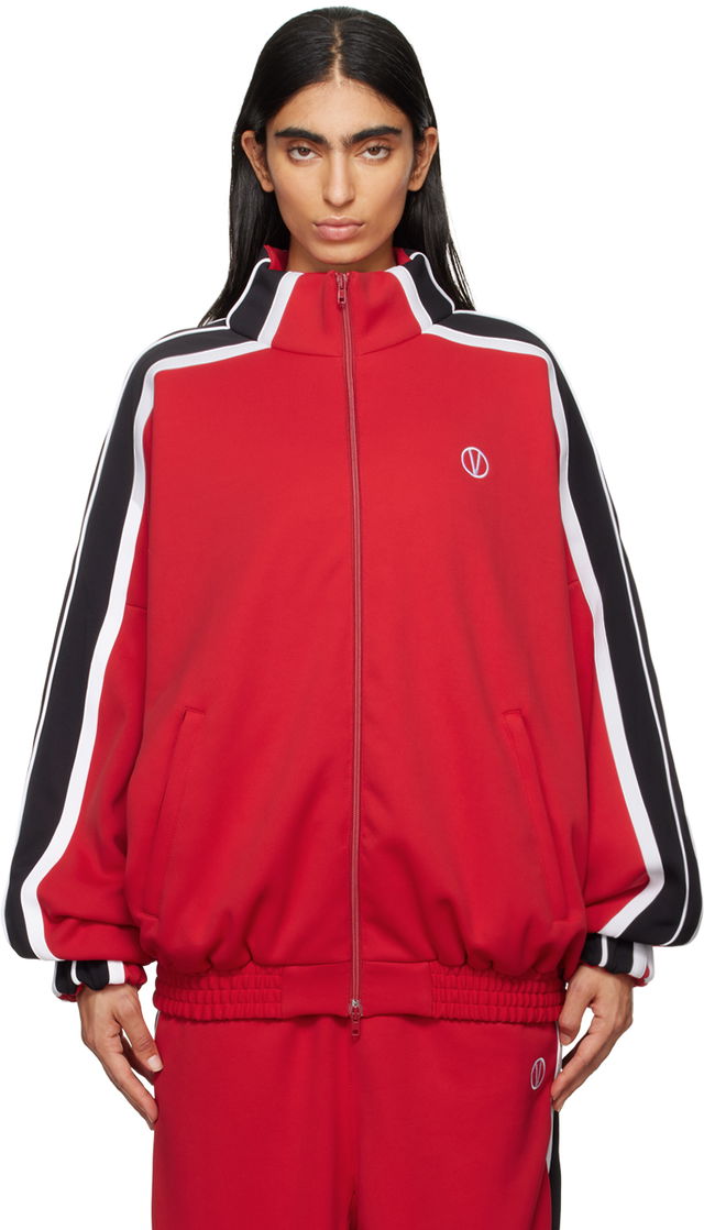 Red Gym Track Jacket