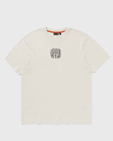 Тениска Napapijri Short Sleeve T-Shirt Yukis Wavy Logo Бежово | NP0A8925N1J1, 0