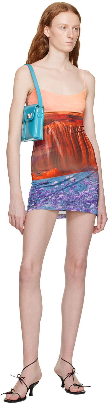 Pокля Miaou Miaou Anya Print Mini Dress Многоцветен | 5026PM1OAS, 3