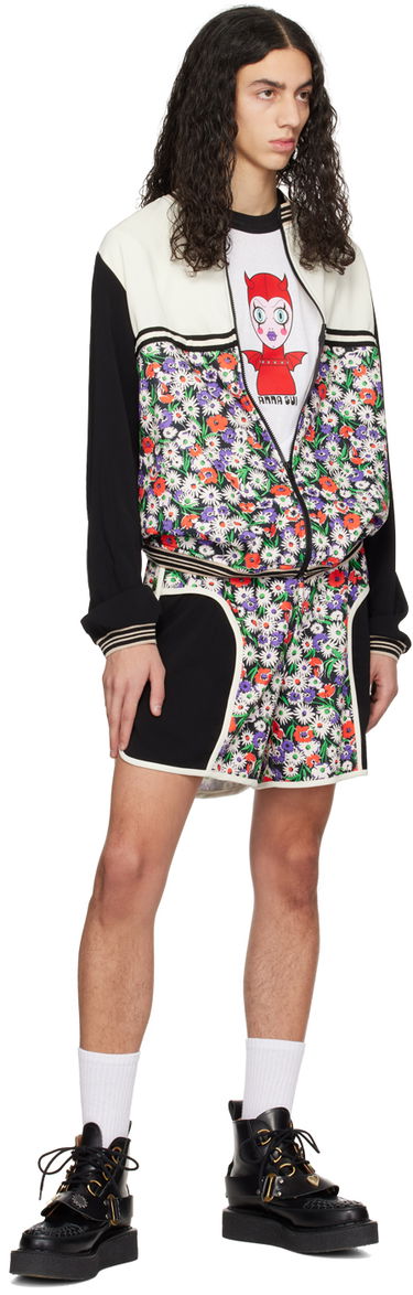 Къси панталони Anna Sui Floral Print Athletic Shorts Многоцветен | M1023A41, 3