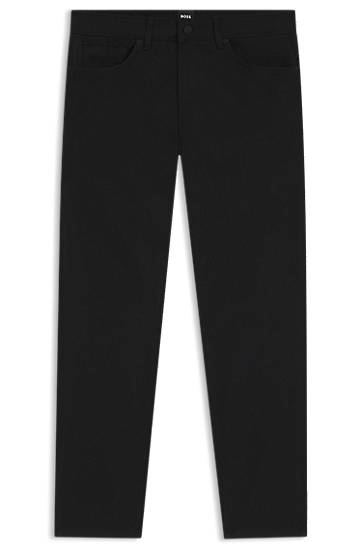 BOSS Delaware Slim-Fit Cotton-Blend Twill Trousers