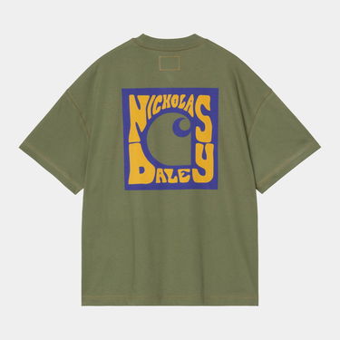 Тениска Carhartt WIP Nicholas Daley Logo T-Shirt Зелено | I035275_9, 1