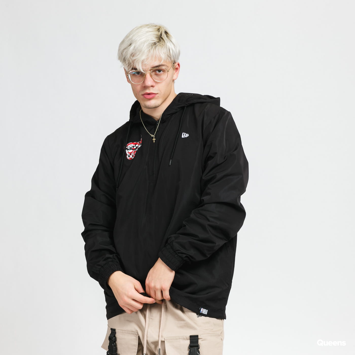 Ветровка New Era NBA Seasonal Infill Print Windbreaker Bulls Черно | 12869800, 0